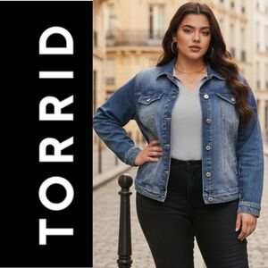 Torrid Women's Classic Blue Jean Jacket